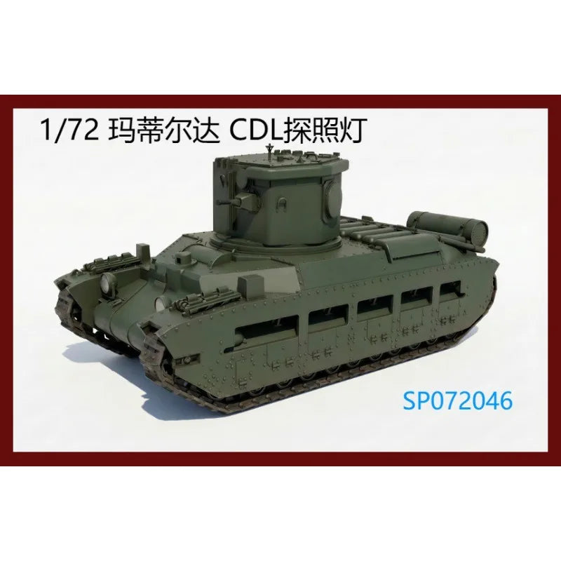 S-MODEL SP072046 1/72 Matilda II CDL Searchlight Type Assembly Model Kit