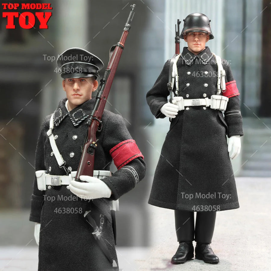 WWII German SS Officer Parade Dress 1/12 Resin Figure Kit - resin model view 2