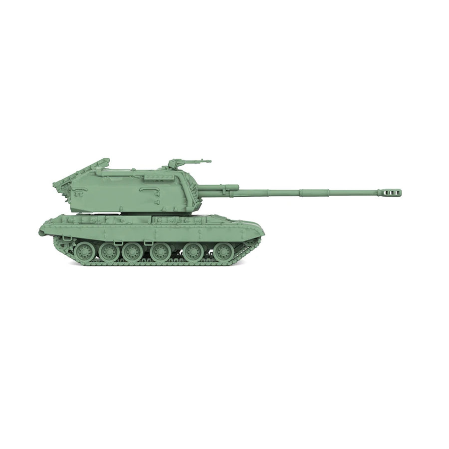 Soviet 2S3 Akatsiya (M1973) Self-Propelled Howitzer 1/72 Resin Vehicle Kit - resin model view 4