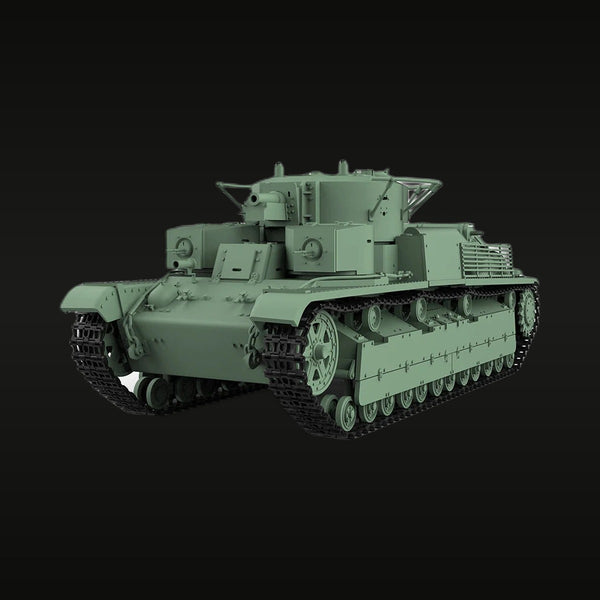 Soviet T-28 Multi-Turret Medium Tank 1934 1/48 Resin Vehicle Kit