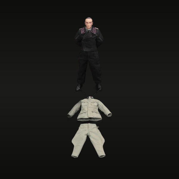 WWII German SS Officer with Alternative Uniforms 1/12 Resin Figure Kit