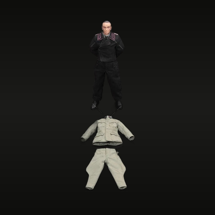 WWII German SS Officer with Alternative Uniforms 1/12 Resin Figure Kit - unpainted resin model kit