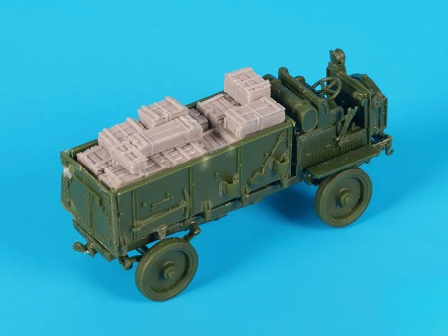 WWI Military FWD Model B Truck with Cargo 1/72 Resin Vehicle Kit - resin model view 3