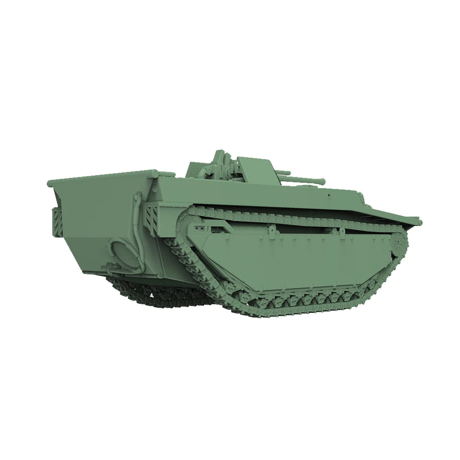 WWII US LVT Amphibious Assault Vehicle 1/72 Resin Kit - resin model view 2