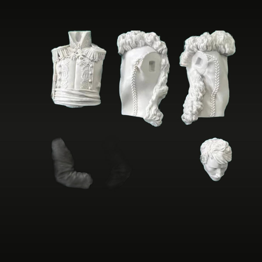Napoleonic French Marshal Bust Multi-Part 75mm Resin Kit - unpainted resin model kit