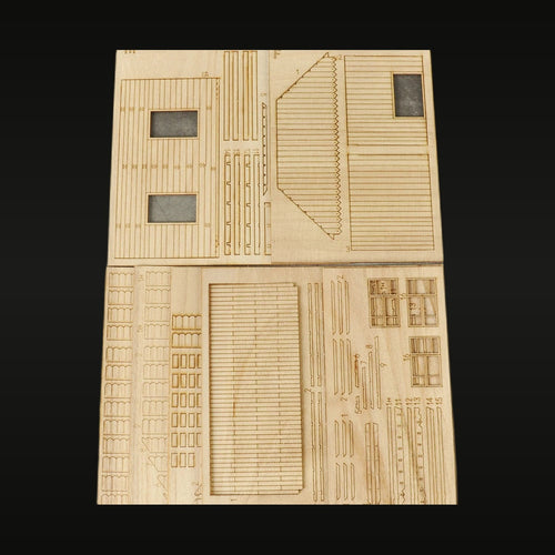 1/35 Wooden House Kit (Resin Terrain)