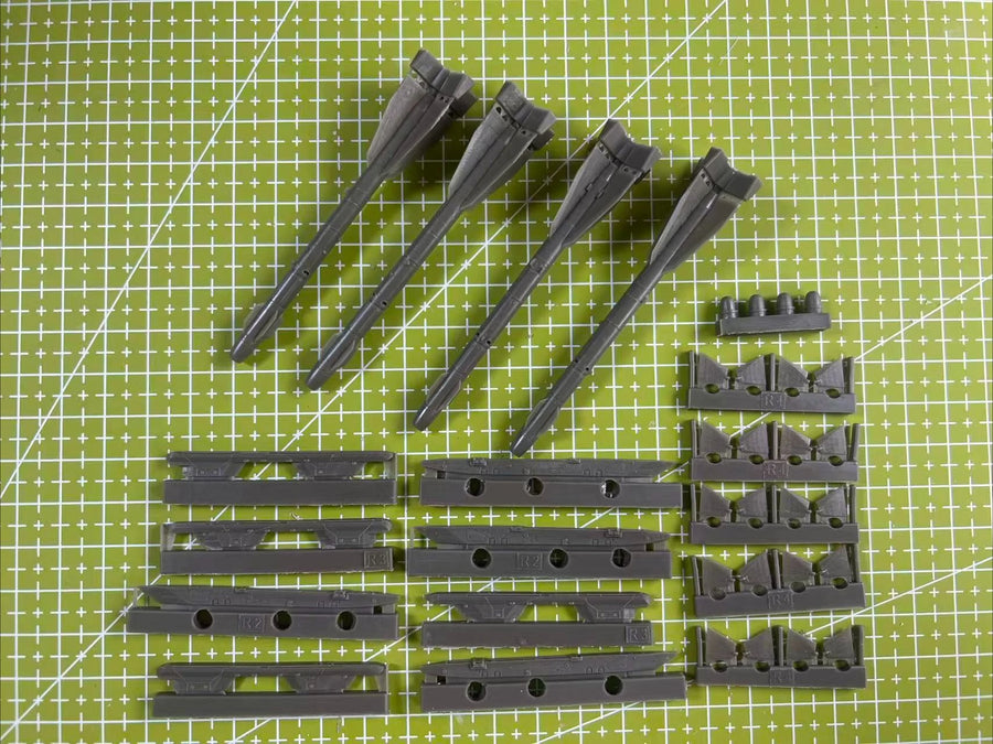 Cold War Soviet R-27 Alamo Air-to-Air Missile Set Multiple Variants 1/48 Resin Kit - resin model view 2