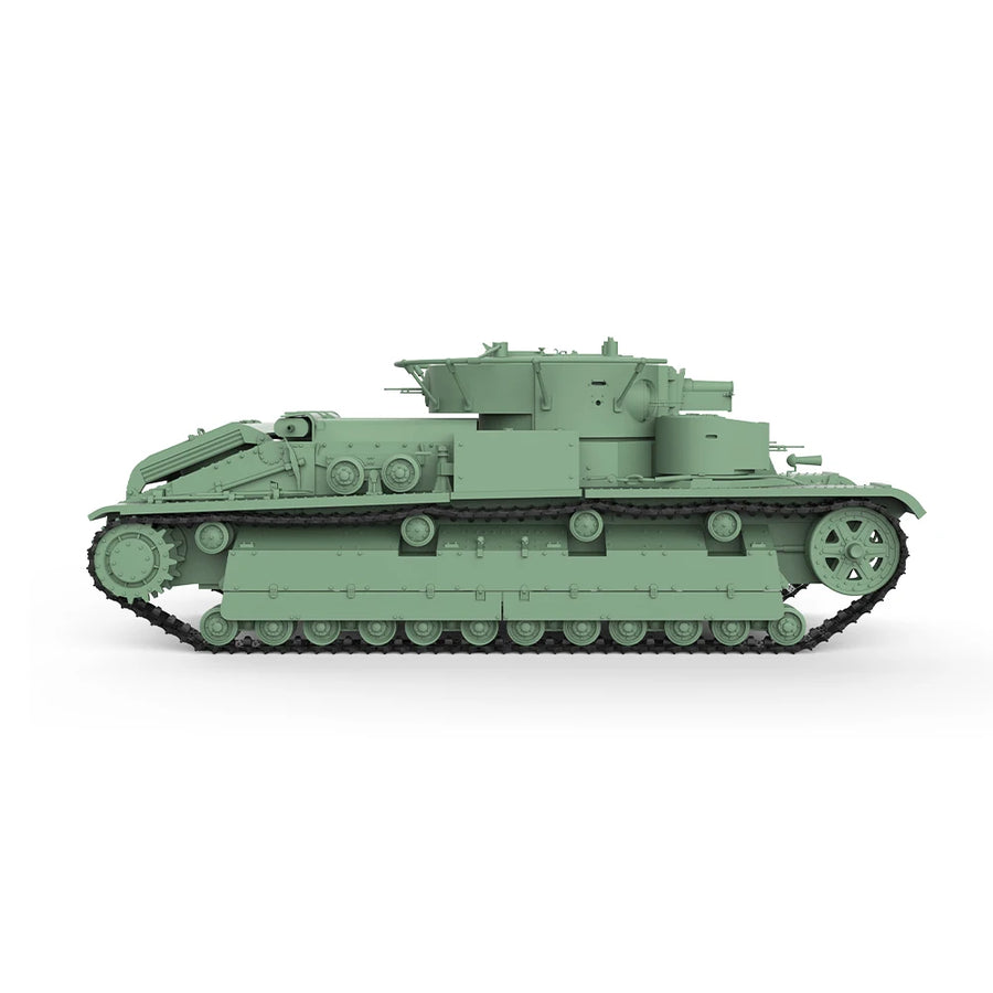 Soviet T-28 1934 Medium Tank MRY-SFW SS582 1/48 1/64 S Scale Military Model Kit