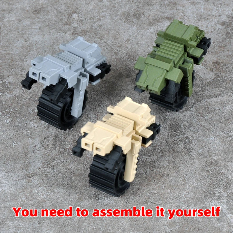 WWII Modular Military Truck Set with Cargo Beds 1/35 Resin Kit - resin model view 4