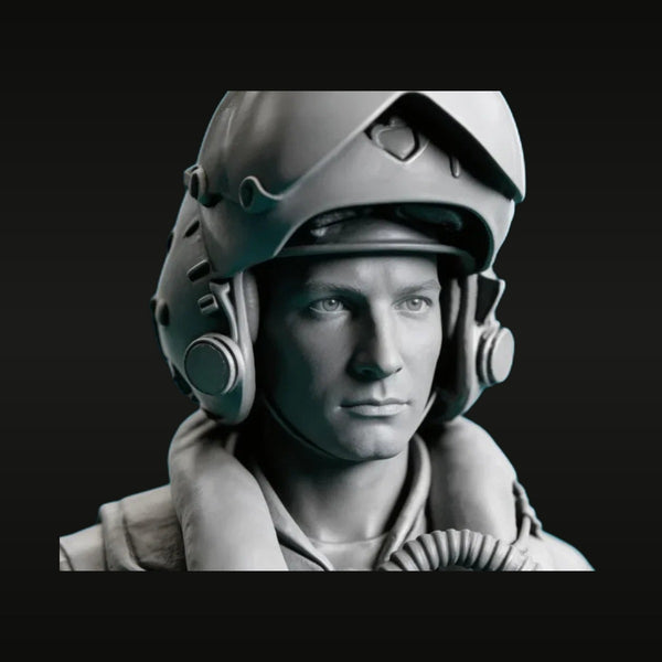Retro Astronaut Pilot 1/32 Scale Resin Figure Kit