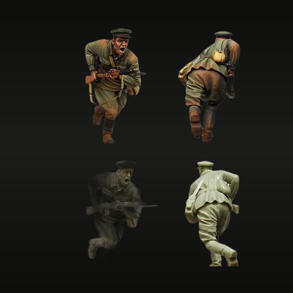 WWII Soviet Red Army Rifleman 1941–1943 1/35 Resin Figure Set
