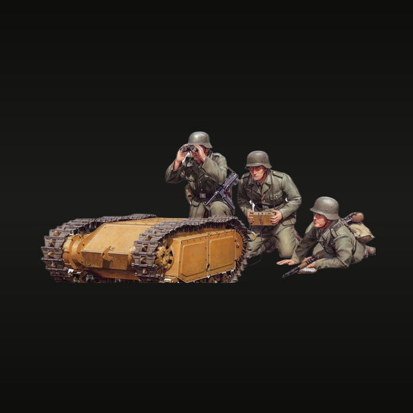 WWII German Goliath Sd.Kfz.302 with Pioneers 1/35 Resin Set