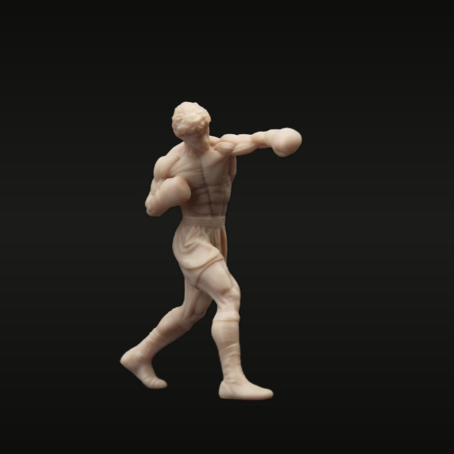 Male Boxer Figure Competition Pose 1/64 Resin Model Kit - unpainted resin model kit