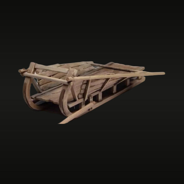 Historical Wooden Sled 1/35 Scale Resin Diorama Kit