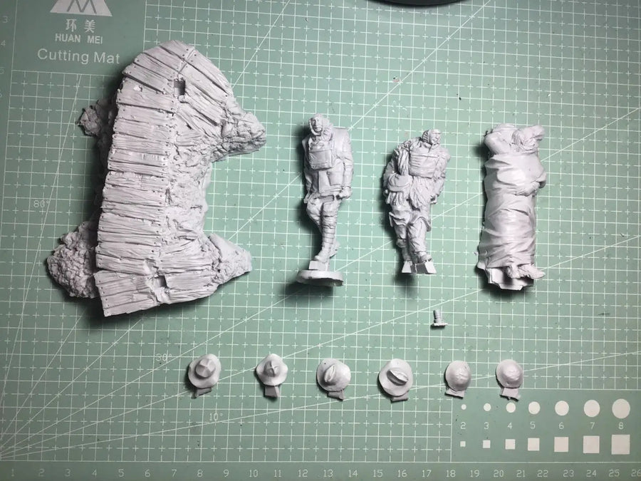 54Mm Resin Model Figure Gk，Unassembled and Unpainted Kit