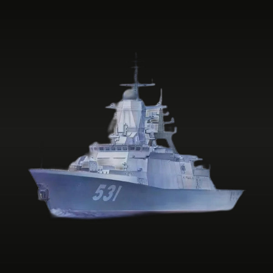 Modern Russian Navy Guided-Missile Frigate 1/700 Resin Ship Kit - unpainted resin model kit