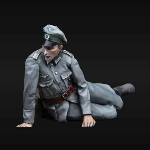 WWI German Officer Prone Position 1/35 Resin Figure