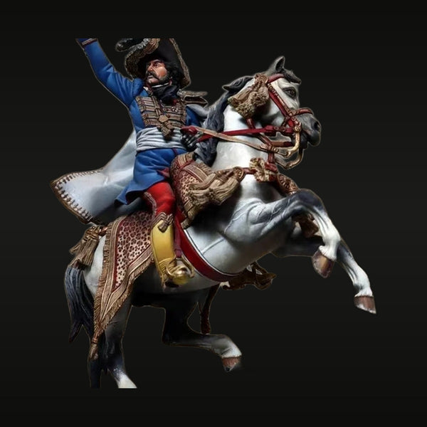 Napoleonic French Marshal on Rearing Horse 1/18 Resin Figure
