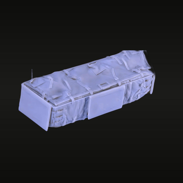 Merkava 4 Tank Rear Stowage Basket with Equipment 1/35 Resin Detail Kit