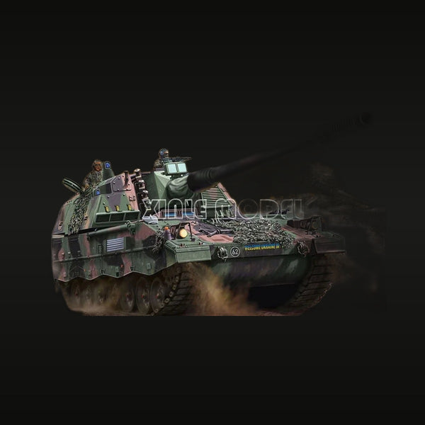 Modern Panzerhaubitze 2000 Ukrainian Service with Crew 1/72 Resin Display Kit