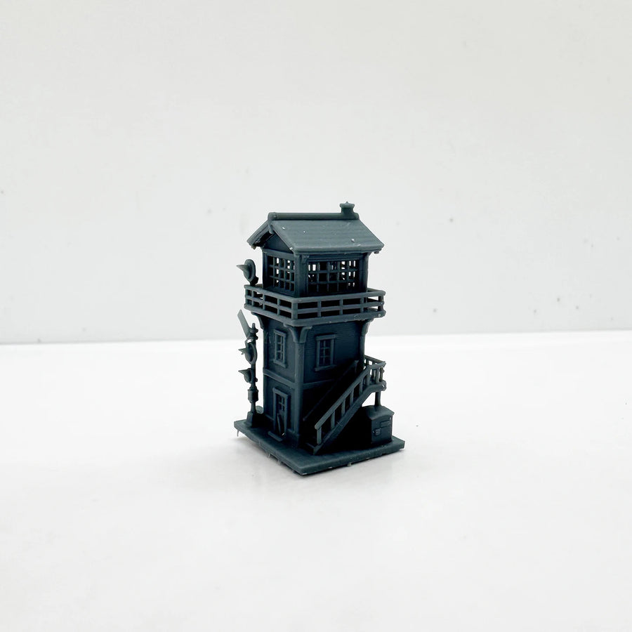 Train Signal Tower Railway Signal Miniature LYTS124 1/87 1/160 1/220 Miniature Building Military Car