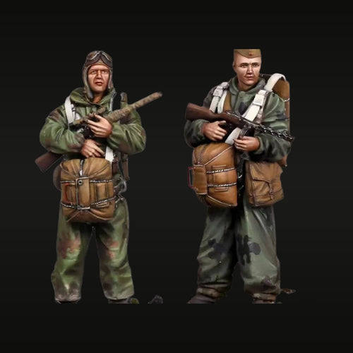 WWII Soviet Infantryman 1/35 Resin Figure Kit