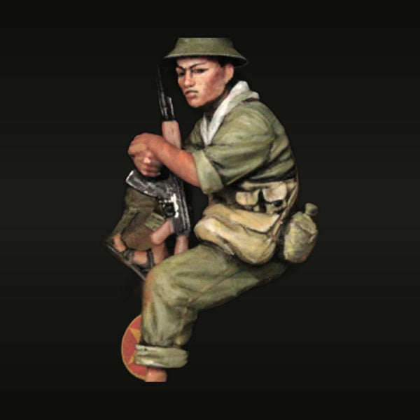 WWII Soviet Tank Rider Mosin-Nagant Eastern Front 1/35 Resin Figure