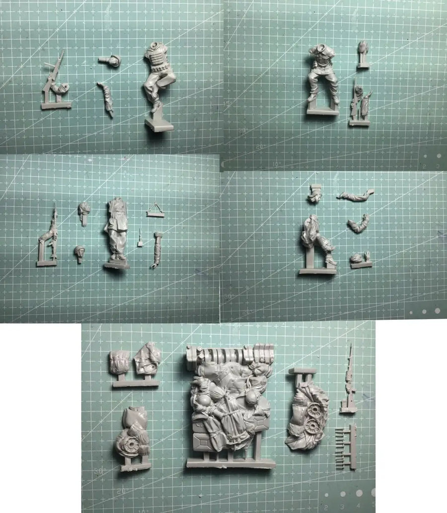 1/35 Resin Model Figure Gk，Unassembled and Unpainted Kit