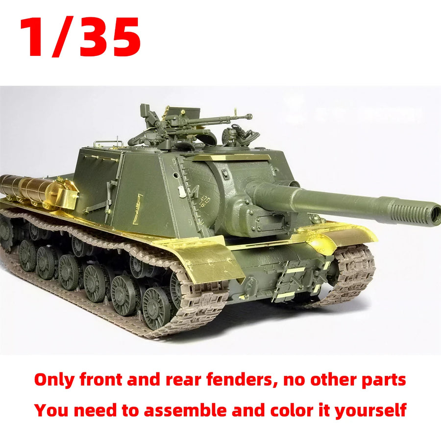 1/35 Photo Eatch PE Scale Model Kit Material Metal ISU-122/152 Tank Fender Modified Parts Part Accessory Models