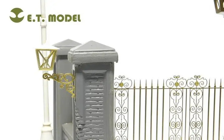ET Model 1/35 J35-001 Park Gate & Fence Detail up Part for MINIART KIT