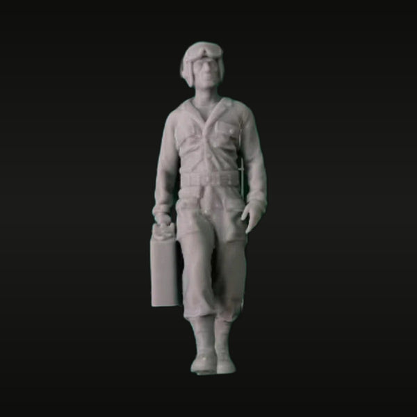 WWII US Tank Crewman with Jerry Can 1/35 Resin Figure Kit