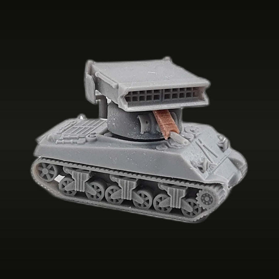WWII M4 Sherman T34 Calliope Rocket Launcher 1/144 Resin Vehicle Kit - unpainted resin model kit