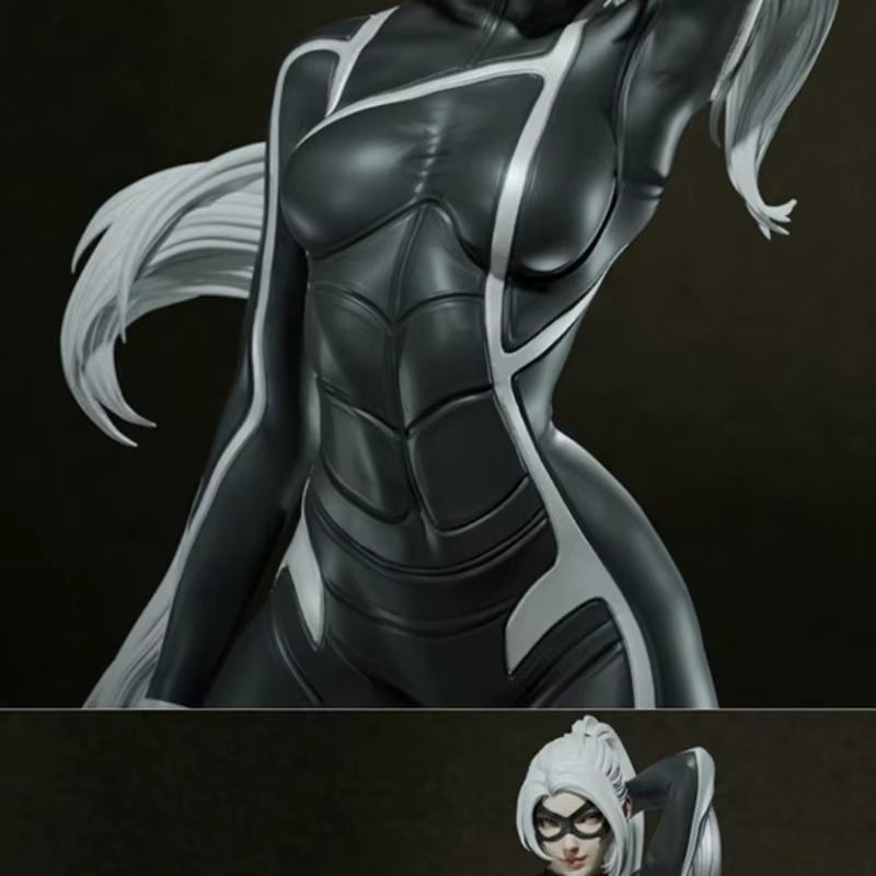 Masked Female Assassin with Curved Blades 1/24 Resin Figure Kit - resin model view 2