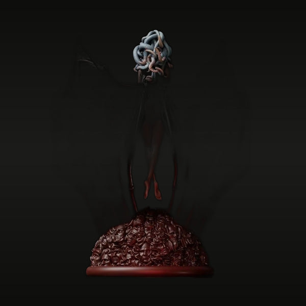 Fantasy Medusa Bust with Serpent Hair 75mm Resin Kit