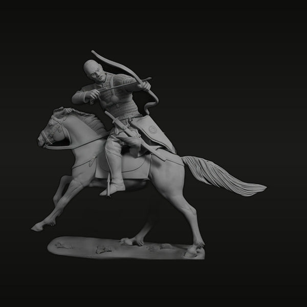 13th Century Cuman Horse Archer 75mm Resin Figure Kit