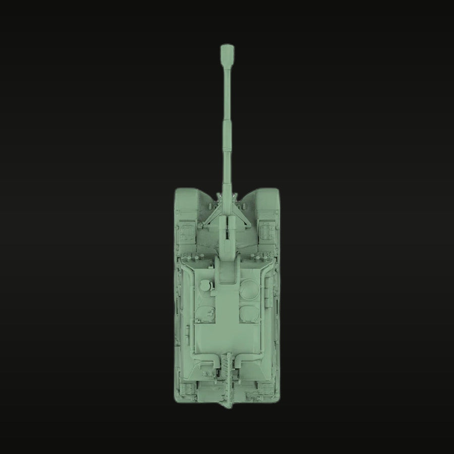 Modern Soviet 2S19 Msta-S Self-Propelled Gun 1/220 Resin Vehicle Kit - unpainted resin model kit