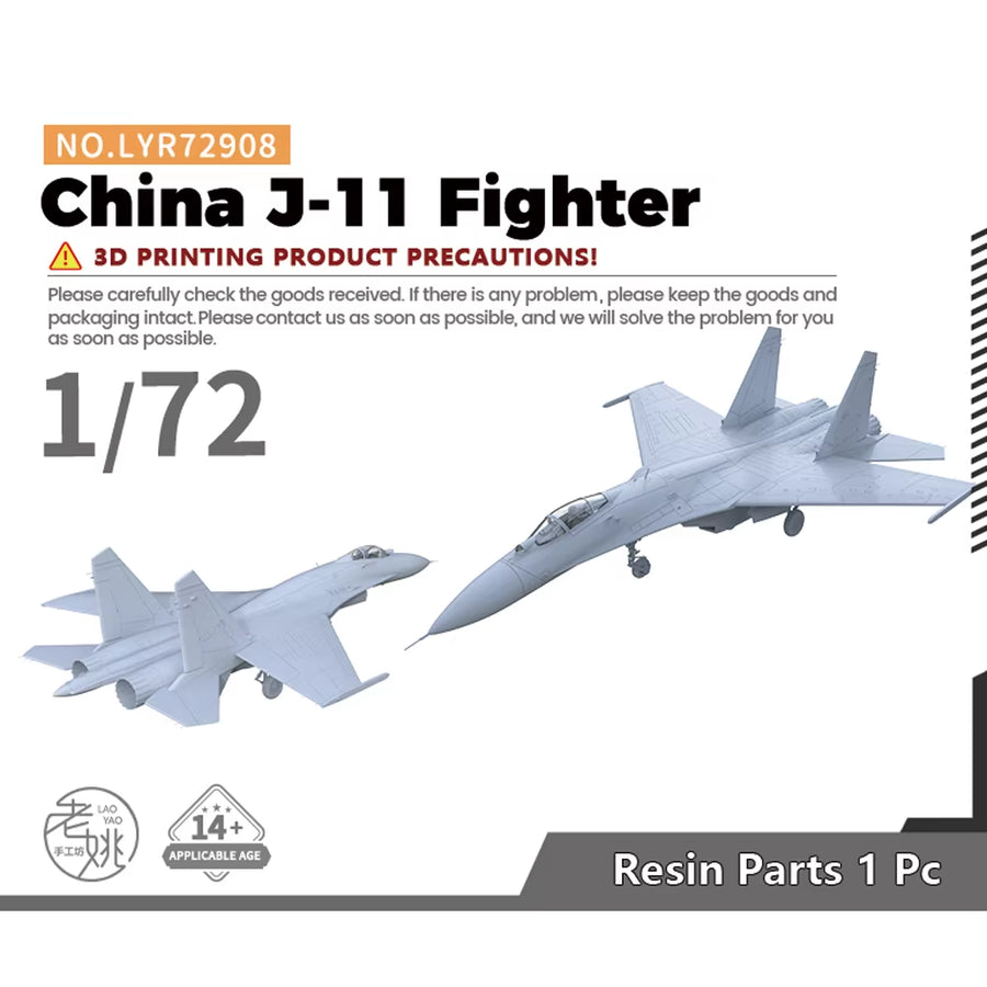 Yao'S Studio LYR908 1/350 1/700 1/100 1/144 1/72 Military Model Kit China J-11 Fighter