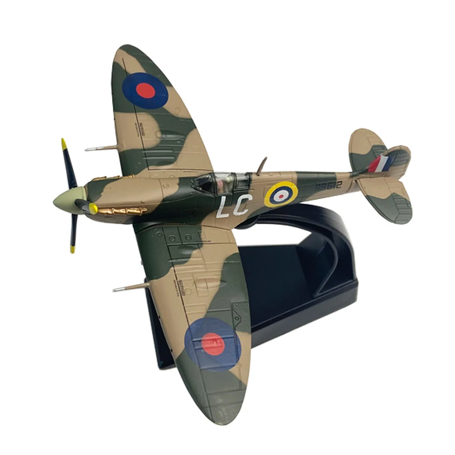 1:72 Scale WWII British Spitfire Fighter Plane Metal Airplane Aircraft Model Toy