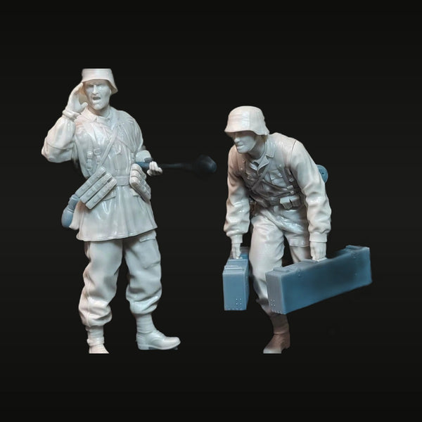 WWII US Army Infantry Squad 1/35 Scale Resin Figure Set