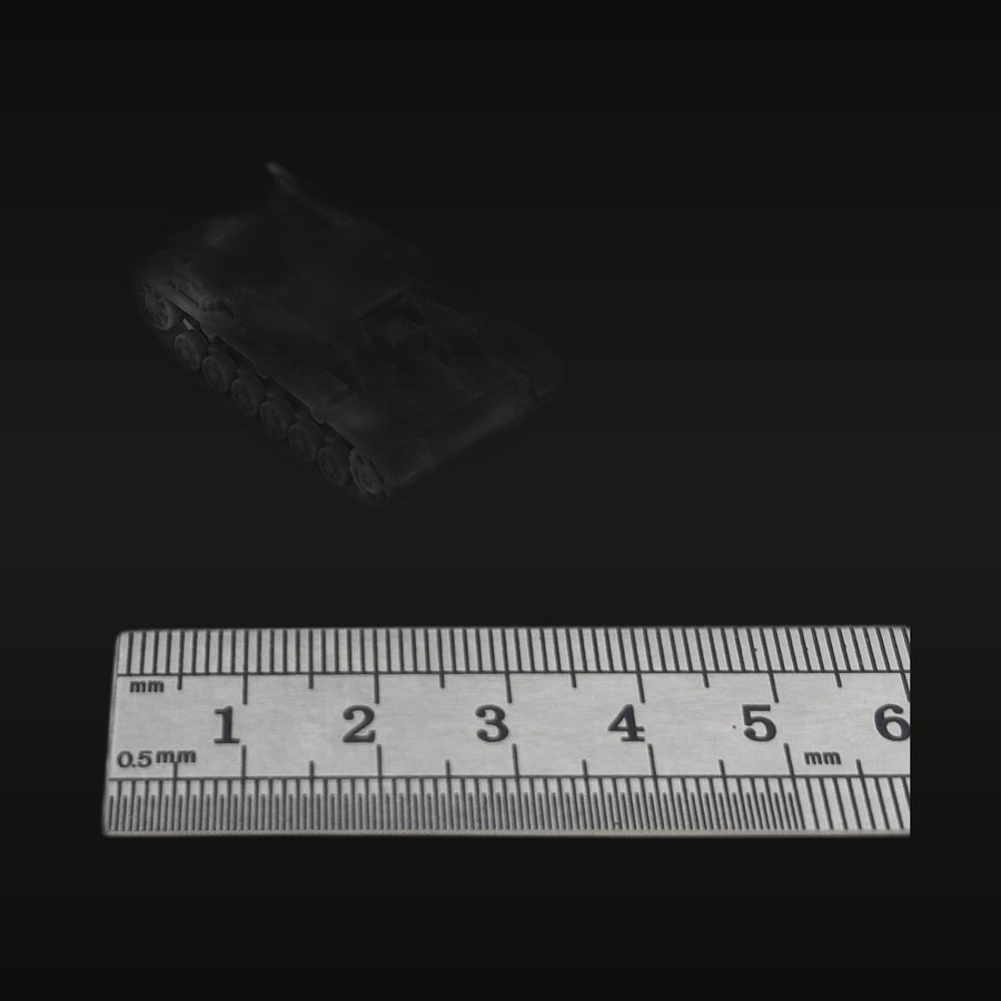 WWII German StuG III Ausf. B Assault Gun 1/144 Resin Vehicle Kit - unpainted resin model kit