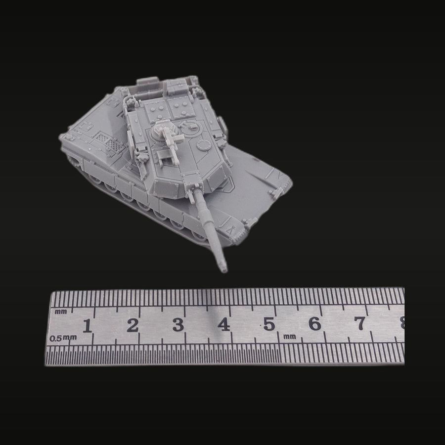 Modern US M1A1 AIM Abrams Main Battle Tank 1/144 Resin Vehicle Kit - unpainted resin model kit