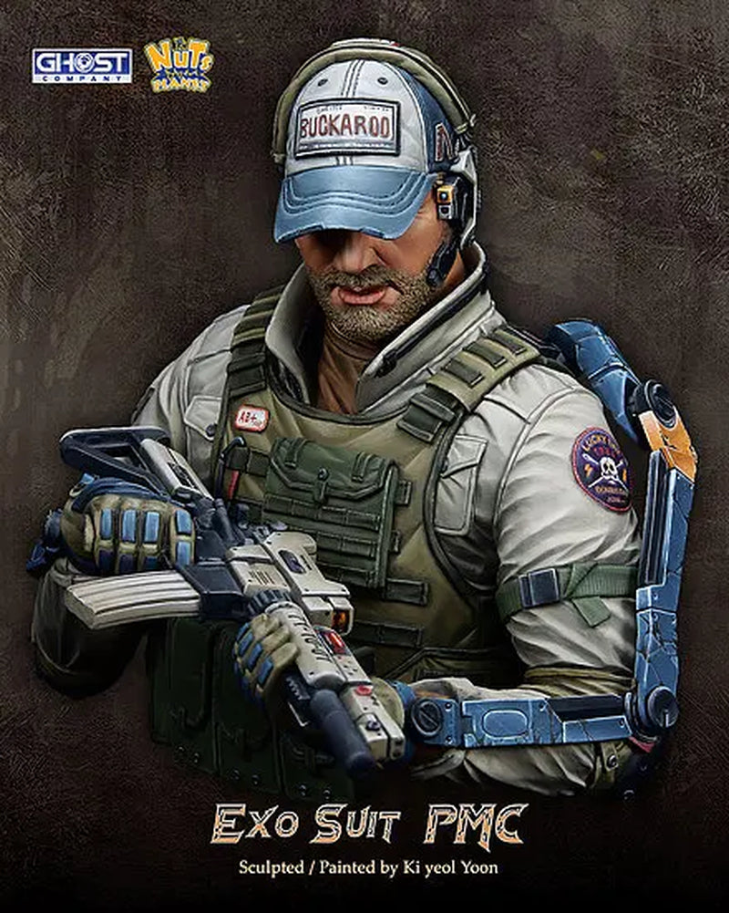 1/10 Exo Suit PMC Resin Figure Bust GK Modern Mechanical Series Movie Games Uncoated No Colour
