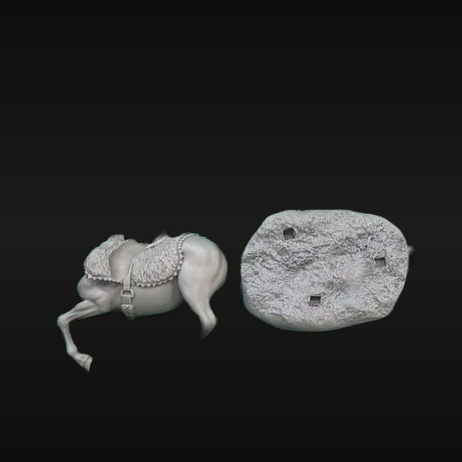 Medieval Line Lancer on Horseback 1/24 Resin Model Kit - unpainted resin model kit