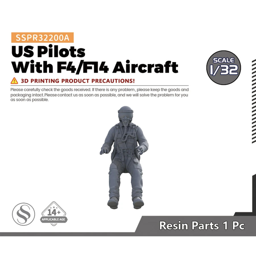American Fighter Pilot in Flight Suit Seated 1/35 Resin Figure Kit - resin model view 4