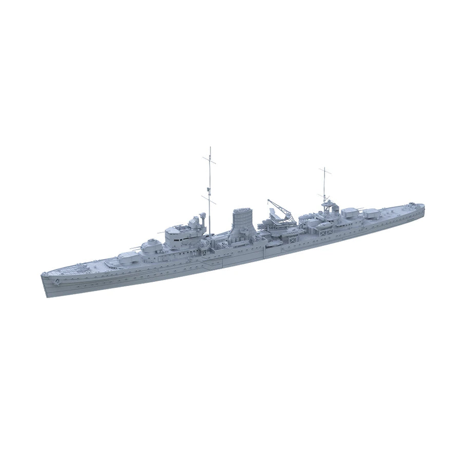 MRY-SFW SSC602 1/400 1/300 1/600 1/450 Military Model Kit Royal New Zealand Navy HMNZS Leander 1942 Light Cruiser Full Hull