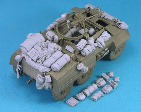 WWII M20 Armored Car with Stowage 1/35 Resin Vehicle Kit