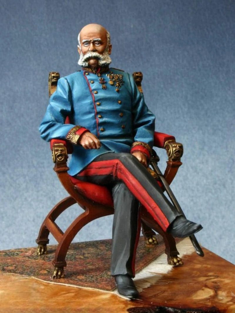 19th Century Austro-Hungarian Military Officer Full Figure 75mm Resin Kit - resin model view 2