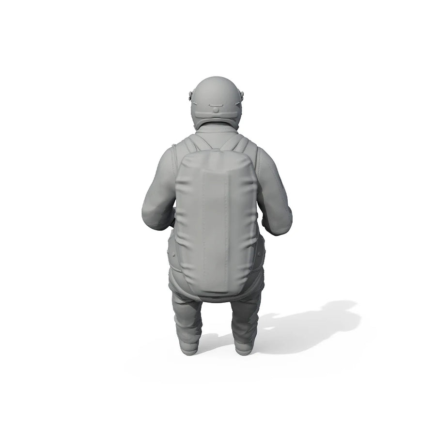 American Fighter Pilot in Flight Suit Seated 1/35 Resin Figure Kit - resin model view 3