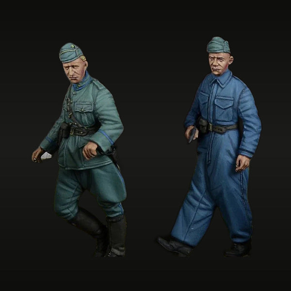 WWII Dutch Soldiers 1940 Two-Figure Set 1/35 Resin Figure Kit