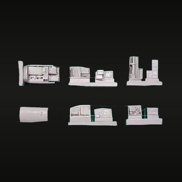 Military Vehicle Interior Detail Parts Set Resin Kit